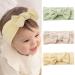 Fashion band baby girl nylon frontal ligaments flower crown hair bands elastic soft headwrap hair accessories for newborn toddlers and children for children toddlers (green)
