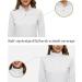 MAGCOMSEN Women's UPF50+ UV Sun Protection Long Sleeve 1/4 Zip Shirt - White - Large - Buy Online on GoSupps.com