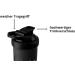 FSA Nutrition Stainless Steel Protein Shaker 750ml - Leak-Proof Insulated (6h Cooling) BPA-Free with Sieve - Perfect for Creamy Lump-Free Shakes - Black - Buy Online on GoSupps.com