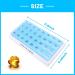 Buy Monthly Pill Organizer - 31 Compartments for 1 Per Day | 4 Week Full Month - Blue | International Shipping Available - Buy Online on GoSupps.com
