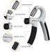Vicloon Hand Trainer - Adjustable Forearm Training Device for Strength & Grip - Finger Coach in Black & Gray - Buy Online on GoSupps.com