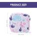 Exceart Ladies Sanitary Pads Bag - Stylish Printed Menstruation Pocket for Travel & Office - Unicorn Design (Style 2) - Buy Online on GoSupps.com