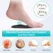 Haofy High Heel Pillow Insoles for Women - Arch Pain Relief Non-Slip Gel Metatarsal Pads 2 Pairs with Bow Support - Buy Online on GoSupps.com