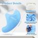 Shoulder Surgery Pillow for Rotator Cuff Pain Relief - Side Sleeper Bed Wedge for Arm & Shoulder Surgery Recovery - Blue - Buy Online on GoSupps.com