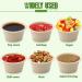 60 Sets 2oz Natural Bagasse Fiber Condiment Cups with Lids - Compostable & Disposable Sauce Containers for Snacks - Eco-Friendly Sample Cups - Buy Online on GoSupps.com