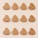 Furniture knobs wooden heart 12 pieces - cupboard knobs children wooden knobs for dressers furniture handles wooden set of 12