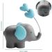 Vanyibro 2 Pack Pink or Blue 3D Elephant Cake Toppers Fun Elephant Theme Decorations for Kids' Birthday Parties - Buy Online on GoSupps.com