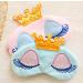 AKOAK Pack of 2 Princess Crown Sleeping Eye Masks for Girls - Pink + Light Blue - Buy Online on GoSupps.com