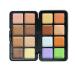 PCC PTYXIS 12-Color Concealer Palette - Professional Color Correcting Cream - Waterproof Palette - Suitable for Oily Dry or Sensitive Skin (#116 16 Colors)