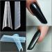 120Pc Russian Almond Upper Form Mold Poly Extend Gel Tools Nail Tips Full Cover Reusable Dual Forms Build Nail Manicure Summer Korea Nail Enhancement Tools DIY (Color : 120Pcs Bag G) - Buy Online on GoSupps.com