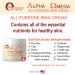 Alpha Omega Skin Cream - Calming Face Cream for Irritations & Rashes - Organic & Natural Sensitive Skin Care - Paraben-Free for All Skin Types - Buy Online on GoSupps.com