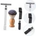 Frcolor Manual Razor Trimmer Set for Men | Beard Hair and Shaving Brush - Old-Fashioned Grooming Essentials for Perfect Facial Hair - Buy Online on GoSupps.com