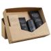 Kaerel Skincare for Men Quadri Incredible Gift Set: Face Cream 75ml, Shaving Cream 100ml, Hair & Body Wash 200ml, Roll-On 75ml