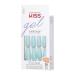 KISS Gel Fantasy Press-On Sculpted Gel Nails - Back It Up - Teal - Long - High Arch - Nail Kit with Pink Gel Glue, Manicure Stick, Mini Nail File - 28 Fake Nails - Buy Online on GoSupps.com