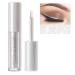 Erinde Liquid Glitter Eyeshadow Eyeliner Metallic Shimmer Glitter Eyeshadow Liner High Pigment Colored Eyeliner Stickers Waterproof Long Lasting for Women Christmas Makeup Pearl White 01# Pearl White