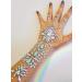 Barode Mermaid Chest Gems Sticker - Temporary Rhinestone Breast Tattoo for Women - Party Rave Festival Body Jewelry (1PCS) - Buy Online on GoSupps.com