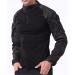 HARGLESMAN Men's Tactical Military Suit Long Sleeve Army Uniform with Knee Pads - Black Camo | Size Medium - Buy Online on GoSupps.com