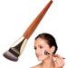 Uozonit Flat Top Makeup Brush Wooden Handle Concealer Brush Professional Contour Brush for Liquid Cream Powder Blending Buffing - Buy Online on GoSupps.com