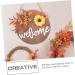 Zerodeko 3pcs Sunflower Welcome Sign Out Door Decor Door Sign Pendant Sign for Front Door Harvest Festival Porch Decor Front Door Welcome Sign Fall Garland Plastic Welcome Card Indoor - Buy Online on GoSupps.com