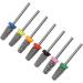 Tungsten Steel Nail Drill Bits High Strength Fast Buffing Smooth Nails with Electric Grinders 3/32 Inch Shank Nail Art Nail Filing Nail Polish Removal For Acrylic Gel Nails - Buy Online on GoSupps.com