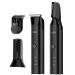 YIRISO Body Hair Trimmer for Men - Electric Ball Trimmer/Shaver, Waterproof Male Hygiene Razor with 2 Interchangeable Heads for Pubic Hair Grooming, and Groin Area Shaving, Men's Gift 2 IN 1 Trimmer