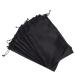 Lurrose 6Pcs silk satin wig pockets hair extensions storage bags soft silk bags large satin gift bags with cord strain for packaging hair extensions bundle