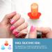 Beaupretty 6-Piece Nail Art Silicone Stamp Set - Clear Nail Plates & Stamper for Perfect Manicure Designs - Buy Online on GoSupps.com