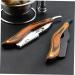 FRCOLOR Men's Bamboo Folding Razor Holder - Metal Handle Portable & Stylish Shaving Solution - 16x3.5cm - Buy Online on GoSupps.com