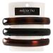 Aurora Pin Stylish Tortoise Shell Hair Clip - Autoclasp Barrettes For Styling in an Updo, Bun, Ponytail - Strong Korea Made Accessory for Thick, Medium Volume Hair - Set of 3 Pieces, 3 Colors AC-1