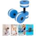 2PCS Blue Water Aerobic Dumbbells Set for Pool Workouts | Aqua Fitness Barbells for Weight Loss | 5.9''x10.63 - Buy Online on GoSupps.com