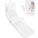 Bathtub Pillow, Bath Pillow, SPA Bath tub Pillow mat for Headrest, Neck Shoulder Support, 4D Air Mesh Breathable Bath Pillow for Women & Men, with 6 Powerful Suction Cups (05)
