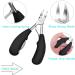 TUSNAKE Toe Nail Clipper Precision Toenail Clipper Tool Heavy Duty Soft Grip Toenail Clipper Manicure Set Nail Clippers Kit for Thick Precision Pedicure Paronychia - Buy Online on GoSupps.com