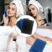 DanziX Exfoliating Net Sponge Set for Daily Back Body Scrub - 4 Pcs Shower Scrubber in Black Blue - Buy Online on GoSupps.com