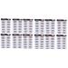Beavorty 12 Pcs Eyebrow Stickers Waterproof Makeup Hair-like Eyebrows Eyebrow Transfer Stickers Earth Tones