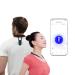 P1 Smart Posture Trainer & Corrector Control with App Check Posture in Real Time Strapless Boost Health & Temperament (Black)