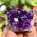 Natural Crystal Rough Stone Crafts Natural Amethyst Geode Quartz Cluster Crystal Specimen Restoration of 70-80g ERBDRGAZ - Buy Online on GoSupps.com