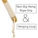 Natural Loofah Shower Scrubber with Bamboo Handle | Eco-Friendly Gentle Exfoliation Long Handle & Extra Loofah - Plastic-Free - Buy Online on GoSupps.com