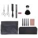 Qukaim Thinning Scissors Hairdressing Tool Set Professional Thinning Flat Scissors Salon Apron Cutting Comb Haircut Brush