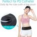 Breathable Peritoneal Dialysis Belt with Mesh Pouch - Large PD Catheter Transfer Set Holder for G-Tube Feeding Tube - Black Stomach Belt for Adults - Buy Online on GoSupps.com