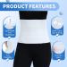 CANMIUS Abdominal Binder Post Surgery Tummy Tuck Belt for Women & Men - Postpartum Belly Band Compression Stomach Wrap - Skin-Friendly & Breathable - White (30-45) 3 Panel - Buy Online on GoSupps.com