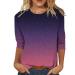 Women's T-Shirt Summer Blouse Shirt Women's Tops V-Neck Plain Clothing Women Summer Shirts Flower Summer T-Shirts Top Cotton Blouse Women's Blouses Waffle Knitted Slim Fit T-Shirt Shirts Purple L