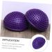 Beatifufu Durian-Ball Massage Device - Deep Tissue Foot & Arm Massager PVC Lacrosse Balls for Yoga & Fitness - 16x16x8cm - Purple - Buy Online on GoSupps.com