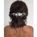 Unicra hairpins with flower bride wedding hair needles silver colors headdresses pearls bridal jewelry hair clips accessories for women and girls