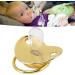 Hyuduo Little Prince Golden Bling Baby Pacifier - Rhinestones BPA Free Luxury Newborn Pacifier for 6-18 Months - Buy Online on GoSupps.com