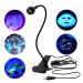 UV USB LED Blacklight Gooseneck Lamp - Ideal for Apres Gel x Nail Tips & Satin Black Light Fluorescent Paint Detection | Perfect for UV Gel Nails & Curing | Clamp Fixtures, Plug & Play | Buy Now - Buy Online on GoSupps.com