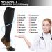 Hycoprot Compression Stockings 15-20 mmHg for Men & Women - 3 Pairs Fitness Flight Running Cycling Support Socks - Black & Yellow L-XL - Buy Online on GoSupps.com