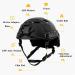 Tactical Paintball Fast Airsoft Helmet with Multicam Cover | PJ Type Protective NVG Mount for Military Sports - Black - Buy Online on GoSupps.com