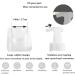 2 Pack 15oz Refillable Foaming Soap Dispensers - Clear Plastic Pump Bottles for Bathroom, Kitchen, Hospital & Clinic - Buy Online on GoSupps.com