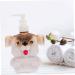 Angoily 1pc Puppy Lotion Bottle Stuffed Animal Shampoo Dispenser Esential Oil Dispenser Body Liquid Soap Dispenser Refillable Liquid Dispenser Child Small Dog White Melamine Multifunction - Buy Online on GoSupps.com