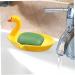 Amosfun Ceramic Swan Soap Dish Travel Soap Case Soap Dispenser Cute Shower Organizer Travel Ceramic Soap Holder Self Soap Container Self Draining Soap Dish Soap Dish for Shower Little Duck Yellow 15X10.5X9CM - Buy Online on GoSupps.com